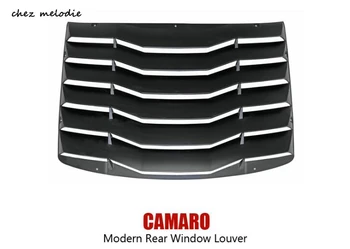 Modern style PP matt black car rear window decorative louver air outlet diffuser shutter for 2016-2019 Chevrolet Camaro 
Modern style PP matt black car rear window decorative louver air outlet diffuser shutter for 2016-2019 Chevrolet Camaro