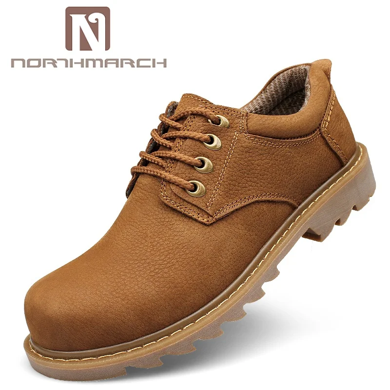 NORTHMARCH Fashion Men Shoes Genuine Leather Comfortable Waterproof Outdoor Casual Shoes Lace-Up Spring Autumn Rubber Shoes Men
NORTHMARCH Fashion Men Shoes Genuine Leather Comfortable Waterproof Outdoor Casual Shoes Lace-Up Spring Autumn Rubber Shoes Men