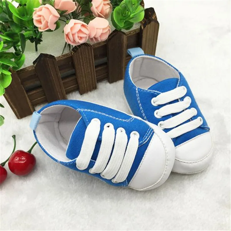 solid canvas crib shoes sweet comfortable shoes for baby cute shoes mini baby shoes zapatillas deportivas bebe 4ST26 (8)