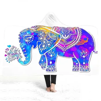 3D Elephant Hooded Blanket Sherpa Fleece Wearable Plush Throw Blanket On Bed Sofa Thick Warm Carpet Rugs Bedding Pillows
3D Elephant Hooded Blanket Sherpa Fleece Wearable Plush Throw Blanket On Bed Sofa Thick Warm Carpet Rugs Bedding Pillows