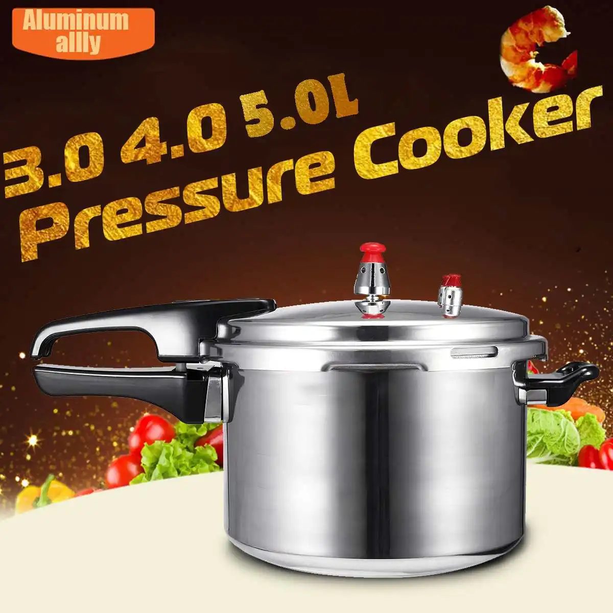 18CM/20CM/22CM 304 Stainless Steel Kitchen Pressure Cooker Electric Stove Gas Stove Energy-saving Safety Cooking Utensils
18CM/20CM/22CM 304 Stainless Steel Kitchen Pressure Cooker Electric Stove Gas Stove Energy-saving Safety Cooking Utensils