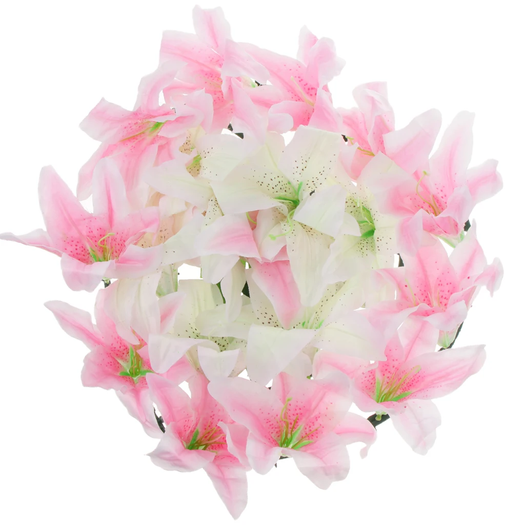 Artificial Silk Lily Funeral Memorial Wreath Flower Tombstone Grave Flower Artificial Silk Lily Funeral Memorial Wreath Flower Tombstone Grave Flower