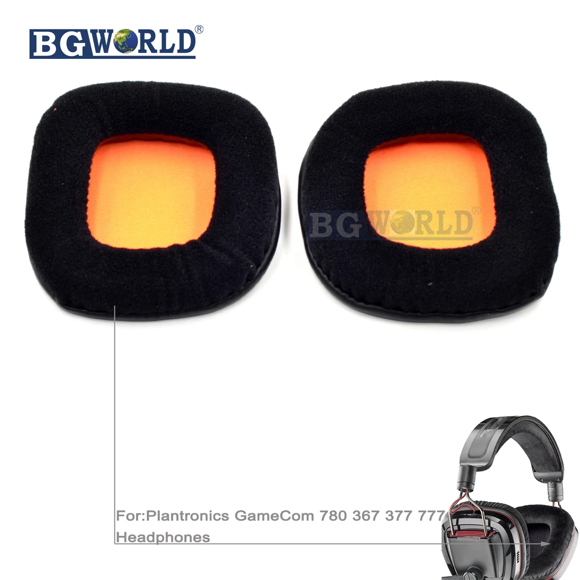 BGWORLD Ear pads earpad foam cushion pillow cover for Plantronics GameCom 780 367 377 777 Headphones part spong headset
BGWORLD Ear pads earpad foam cushion pillow cover for Plantronics GameCom 780 367 377 777 Headphones part spong headset