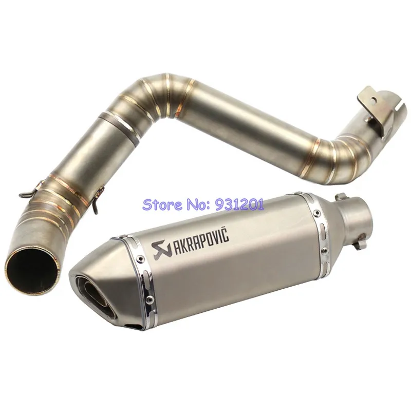 Motorcycle KTM Duke 125 Duke 200 Duke 250 Duke 390 Middle Link Pipe Connect Pipe with Akrapovic Exhaust Pipe Muffler Escape
Motorcycle KTM Duke 125 Duke 200 Duke 250 Duke 390 Middle Link Pipe Connect Pipe with Akrapovic Exhaust Pipe Muffler Escape