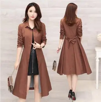 

Plus Size Coats Women Korean Windswear Trench Coat For Women Turndown Collar Coat Windswears Sobretudo Feminino Trenchcoat