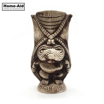 Tiki Mugs Cocktail Cup Beer Beverage Mug Wine Mug Ceramic Bamboo Leaves Tiki Mug 400ML ml Bar Tool
Tiki Mugs Cocktail Cup Beer Beverage Mug Wine Mug Ceramic Bamboo Leaves Tiki Mug 400ML ml Bar Tool