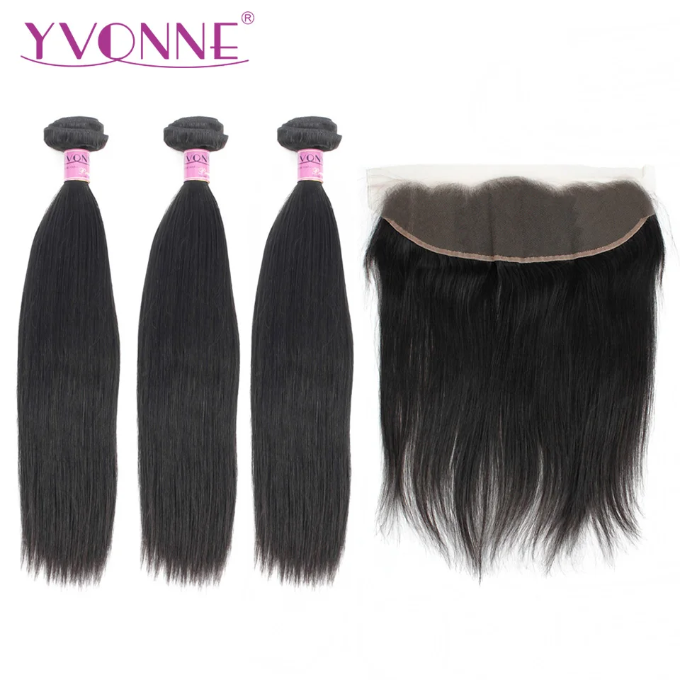 Yvonne Brazilian Virgin Hair Straight 3 Bundles With Frontal Natural Human Hair Weave With 13*4 Lace Frontal Closure
Yvonne Brazilian Virgin Hair Straight 3 Bundles With Frontal Natural Human Hair Weave With 13*4 Lace Frontal Closure