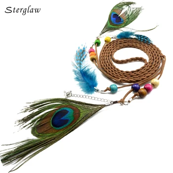 Ethnic vintage braided rope belts women with feather tassels 2020 show decorative thin casual female belt for fancy dresses J114
Ethnic vintage braided rope belts women with feather tassels 2020 show decorative thin casual female belt for fancy dresses J114