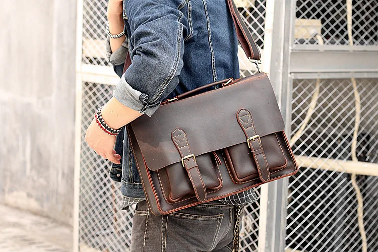 crazy horse leather briefcase (13)