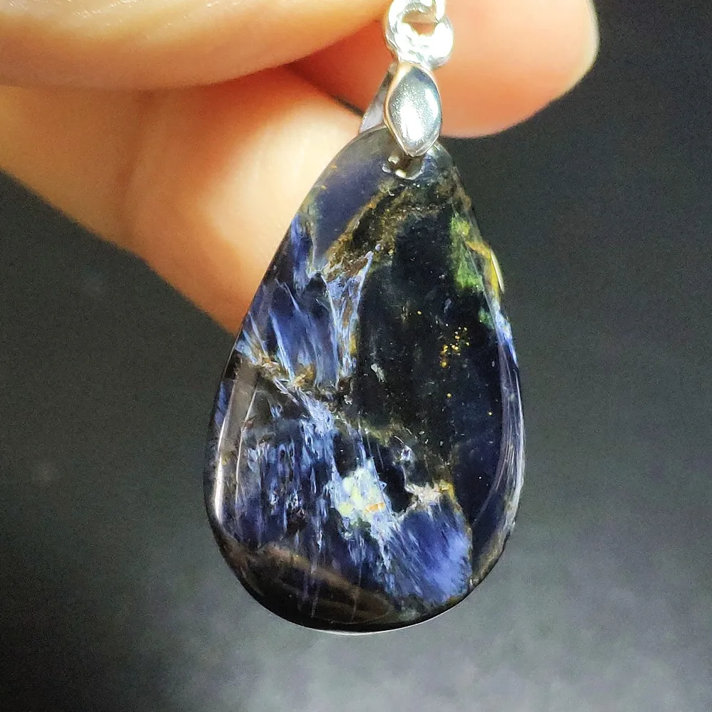 Genuine Natural Blue Yellow Pietersite Pendant Woman Man 27x17x5mm Chatoyant Beads Namibia Reiki Drop Shipping Fashion AAAAA
Genuine Natural Blue Yellow Pietersite Pendant Woman Man 27x17x5mm Chatoyant Beads Namibia Reiki Drop Shipping Fashion AAAAA