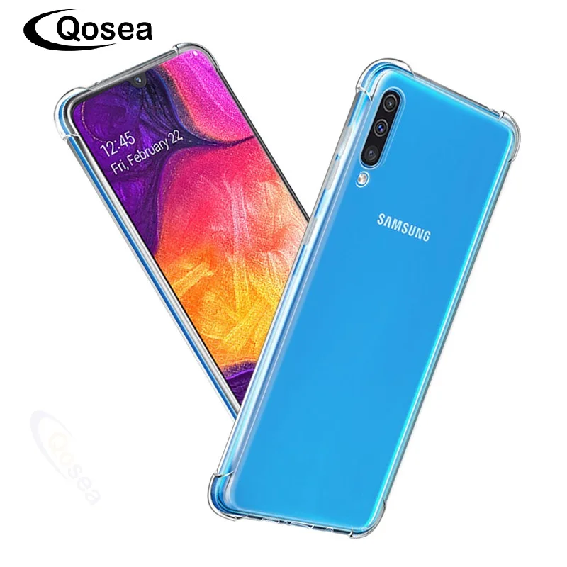 Qosea For Samsung Galaxy A50 Case Four corners Slim Silicone Shockproof TPU For Samsung J4 J6 Plus A9 A6S A50 Airbag Back Cover
Qosea For Samsung Galaxy A50 Case Four corners Slim Silicone Shockproof TPU For Samsung J4 J6 Plus A9 A6S A50 Airbag Back Cover