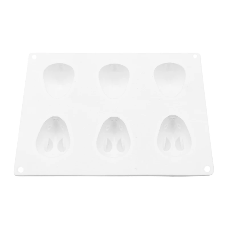 New 6 Hole Silicone Mold 3d Rabbit Shape Forma De Cake Baking Decorating Tools Mousse Dessert Soap Mould | Дом и сад