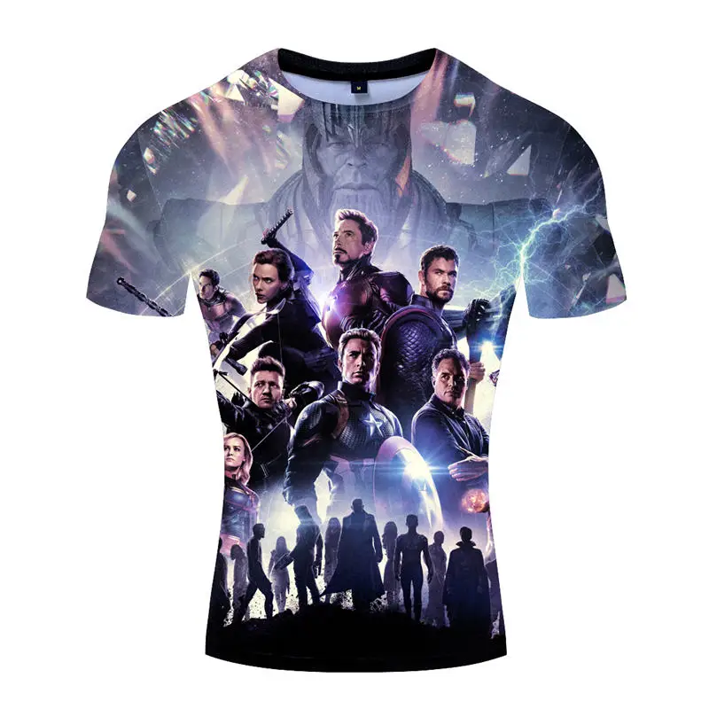 New design t shirt men/women marvel movie Avengers Endgame 3D print t-shirts Short sleeve Harajuku style tshirt streetwear tops
New design t shirt men/women marvel movie Avengers Endgame 3D print t-shirts Short sleeve Harajuku style tshirt streetwear tops