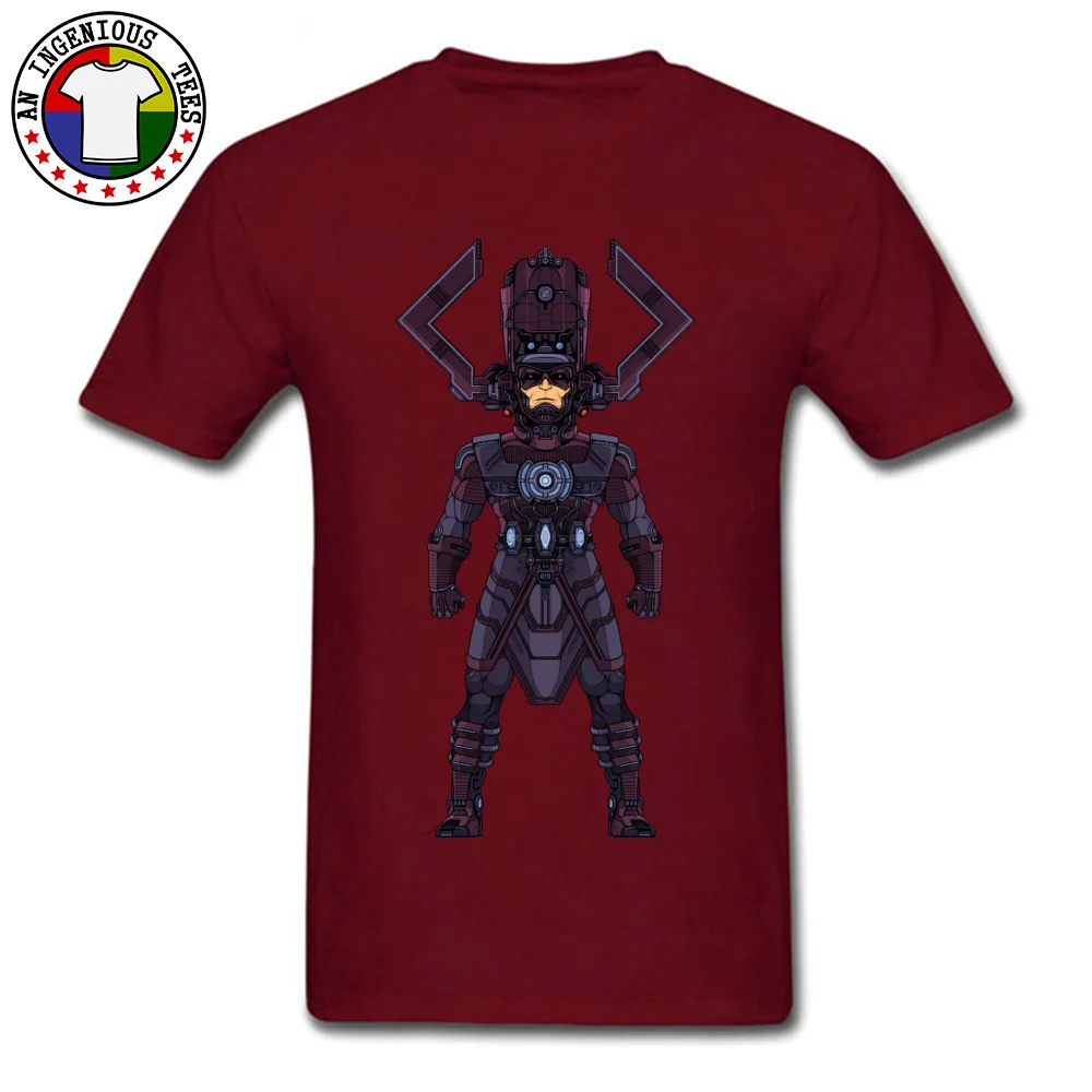 Cheap Galactus Alexmicroheroes Short Sleeve Top T-shirts Lovers Day Crewneck Pure Cotton Tops & Tees for Men Sweatshirts Geek Galactus Alexmicroheroes maroon
