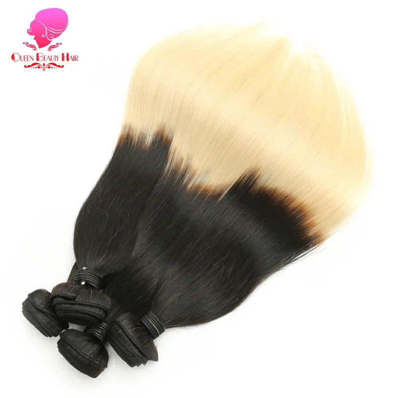 QUEEN BEAUTY 1/3/4 Pc 1B/613 Blonde Weave Ombre Human Hair Bundle Deals Two Tone Brazillian Straight Remy Hair Weft 8 - 24 inch
QUEEN BEAUTY 1/3/4 Pc 1B/613 Blonde Weave Ombre Human Hair Bundle Deals Two Tone Brazillian Straight Remy Hair Weft 8 - 24 inch