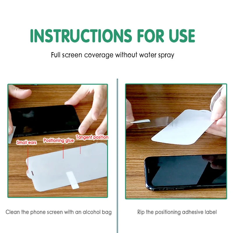9D Phone Screen Protector Positioning Hydrogel Film For iPhone 7 8 Plus X XS XR XS Max TPU Soft Protective Front Film Full Cover
9D Phone Screen Protector Positioning Hydrogel Film For iPhone 7 8 Plus X XS XR XS Max TPU Soft Protective Front Film Full Cover