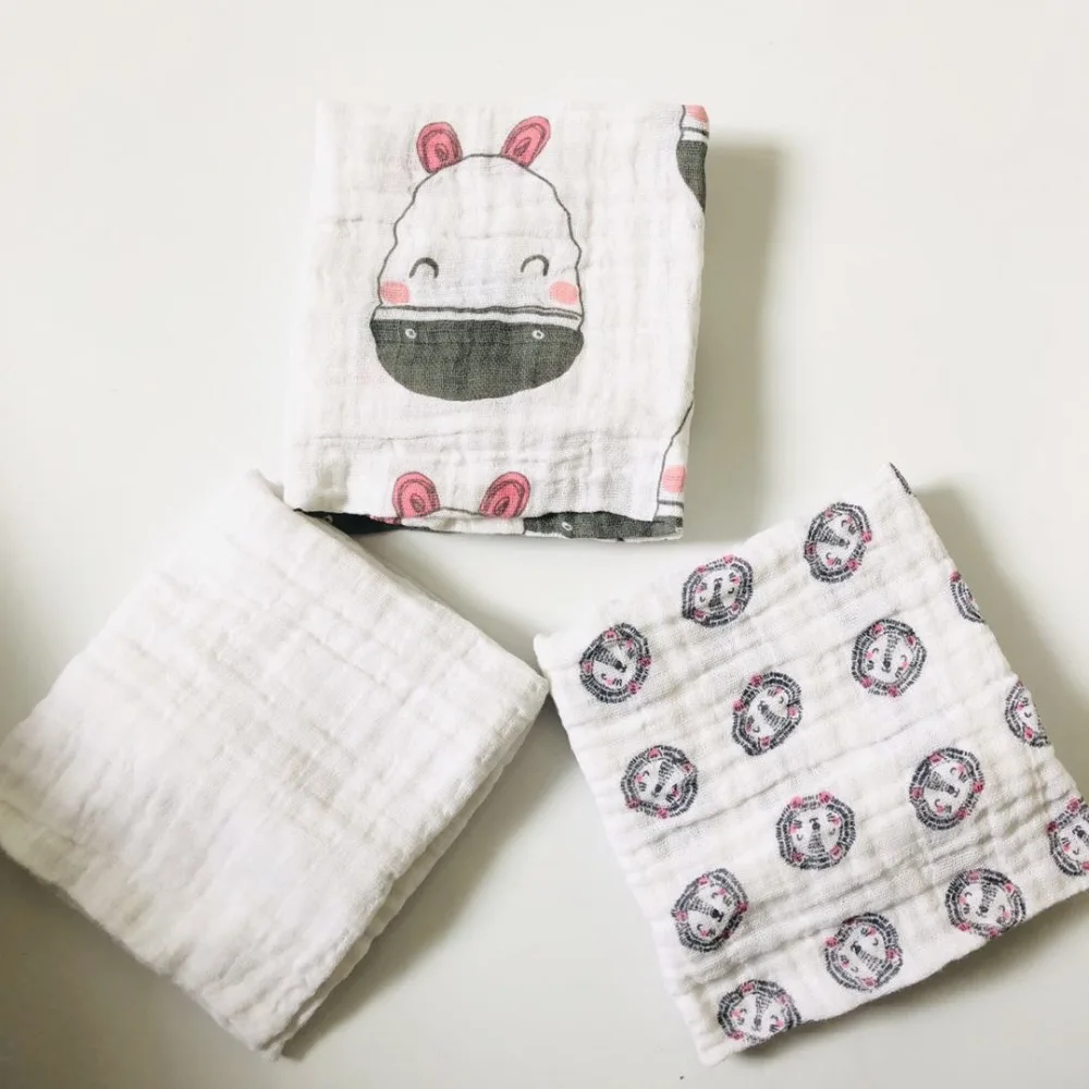 3pcs 60*60cm muslin diaper baby swaddle baby muslin blankets quality better than Aden Anais Baby Multi-use Blanket Infant Wrap
3pcs 60*60cm muslin diaper baby swaddle baby muslin blankets quality better than Aden Anais Baby Multi-use Blanket Infant Wrap