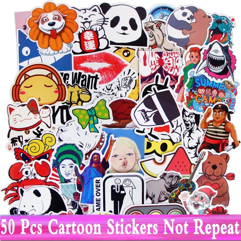 50 Pcs Cartoon Stickers Mixed JDM Style Decor Toy Vinyl Decals Luggage Laptop Skateboard Fridge Snowboard Sticker Accessories
50 Pcs Cartoon Stickers Mixed JDM Style Decor Toy Vinyl Decals Luggage Laptop Skateboard Fridge Snowboard Sticker Accessories