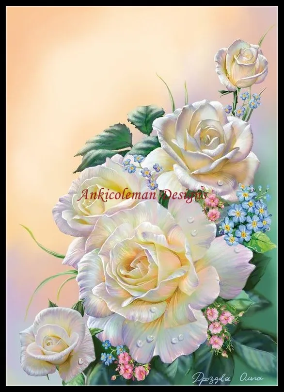Needlework for embroidery DIY DMC High Quality - Counted Cross Stitch Kits 14 ct Oil painting - Delicate White Roses
Needlework for embroidery DIY DMC High Quality - Counted Cross Stitch Kits 14 ct Oil painting - Delicate White Roses