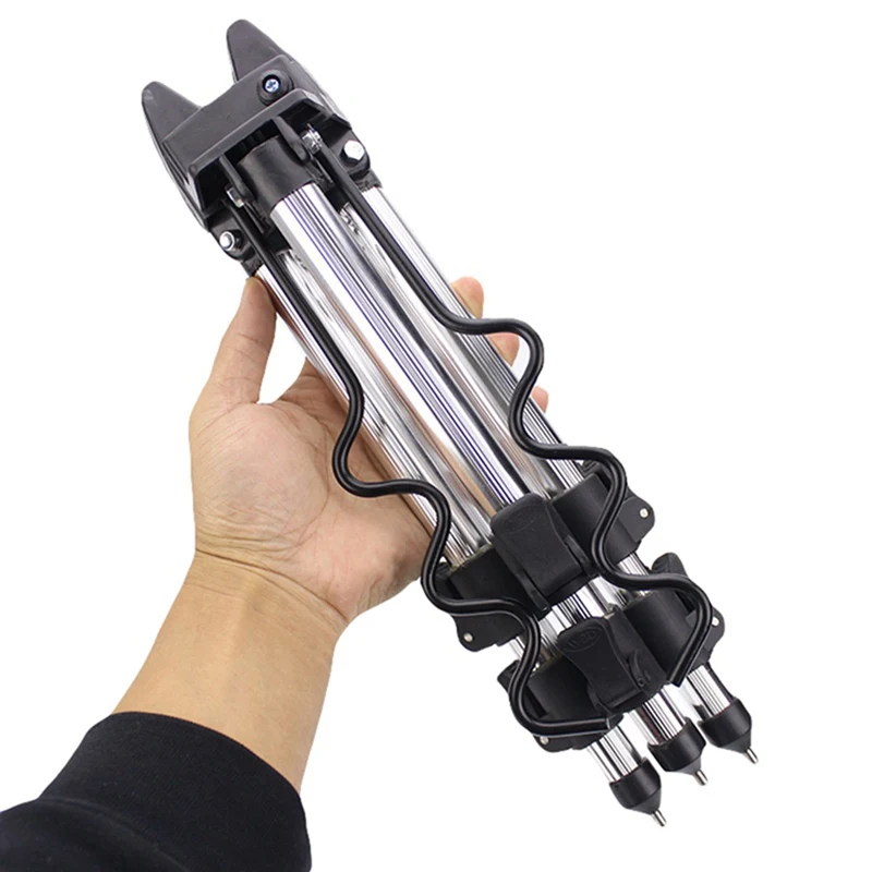 Aluminum Alloy 35-62cm Telescopic 7 Groove Fishing Rod Holder Collapsible Tripod Stand Sea Fishing Pole Bracket
Aluminum Alloy 35-62cm Telescopic 7 Groove Fishing Rod Holder Collapsible Tripod Stand Sea Fishing Pole Bracket