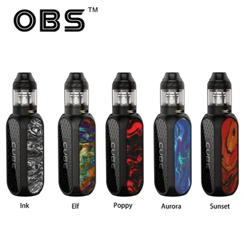 100% Original OBS Cube VW Kit with 3000mAh OBS Cube MOD 80W Max Output & 2ml/4ml OBS Cube Tank Electronic Cigarette Vape Kit