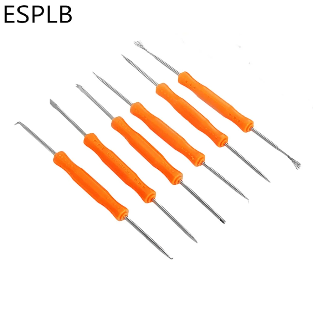 ESPLB Soldering Assist Hand Tools Set Precision Electronic Components for Welding Grinding Cleaning Repair Orange/Blue Color
ESPLB Soldering Assist Hand Tools Set Precision Electronic Components for Welding Grinding Cleaning Repair Orange/Blue Color