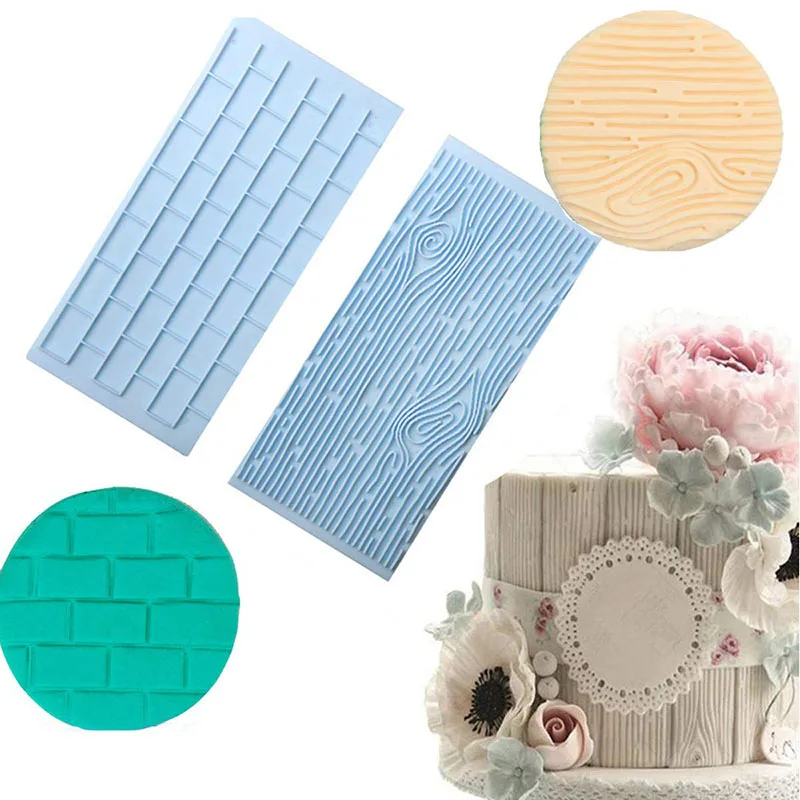 2pcs/pack Tree Bark Brick Wall Form Cake Mold Plastic Embossing Texture Fondant Molds Candy Baking Moulds Cake Decorating Tools
2pcs/pack Tree Bark Brick Wall Form Cake Mold Plastic Embossing Texture Fondant Molds Candy Baking Moulds Cake Decorating Tools