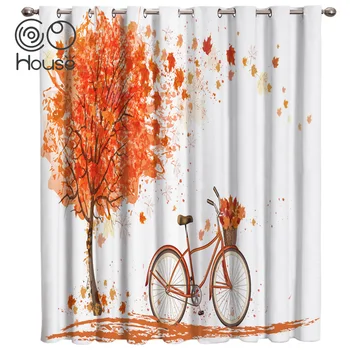 Autumn Red Maple Leaf Bicycle Room Curtains Large Window Window Curtains Dark Living Room Bathroom Decor
Autumn Red Maple Leaf Bicycle Room Curtains Large Window Window Curtains Dark Living Room Bathroom Decor