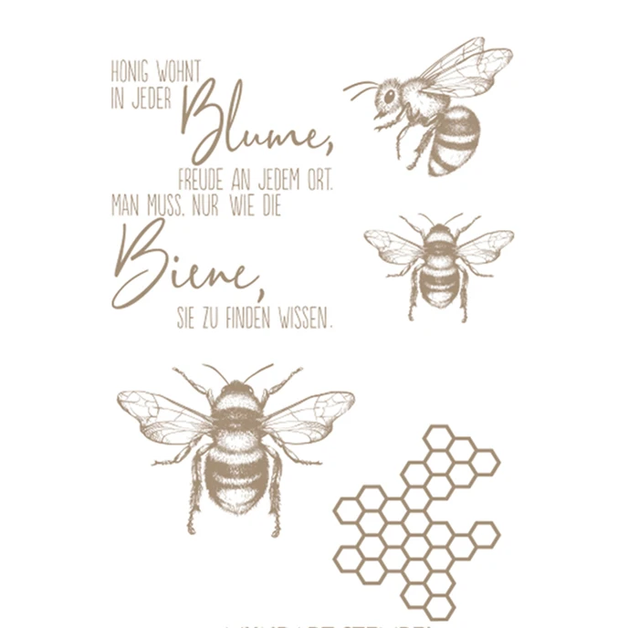 CLEAR STAMP GERMAN honeybee DIY Scrapbook Card album paper craft silicon rubber roller transparent stamps 866
CLEAR STAMP GERMAN honeybee DIY Scrapbook Card album paper craft silicon rubber roller transparent stamps 866