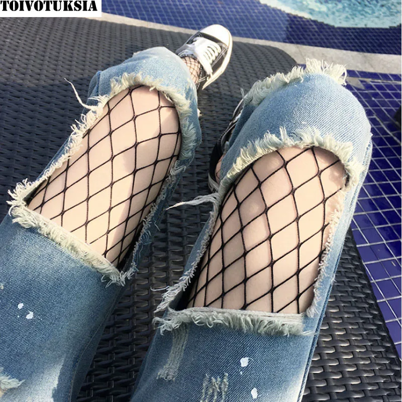 TOIVOTUKSIA Sexy hollow out black fishnet stocking female Casual summer plaid women pantyhose Slim party club tights 
TOIVOTUKSIA Sexy hollow out black fishnet stocking female Casual summer plaid women pantyhose Slim party club tights