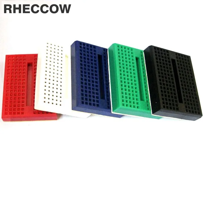 RHECCOW 50pcs/lot SYB-170 Mini Colorful Solderless Prototype Experiment Test Breadboard 170 Tie-points 35*47*8.5mm
RHECCOW 50pcs/lot SYB-170 Mini Colorful Solderless Prototype Experiment Test Breadboard 170 Tie-points 35*47*8.5mm
