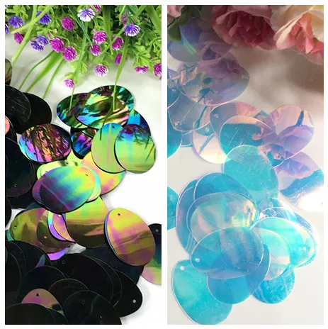 Large Sequins 28x38cm Drop Shape With Hole Laser Color Crafts Sewing DIY Accessory pul boncuk lentejuelas grandes costura 50g
Large Sequins 28x38cm Drop Shape With Hole Laser Color Crafts Sewing DIY Accessory pul boncuk lentejuelas grandes costura 50g