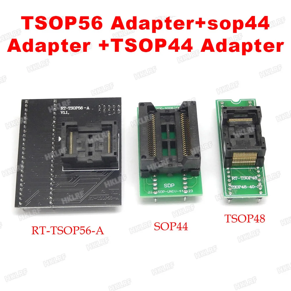 Top Quality TSOP56 Adapter+ SOP44 to DIP44 adapter socket+ TSOP48 to DIP48 Adapter Socket for RT809h emmc-nand flash programmer
Top Quality TSOP56 Adapter+ SOP44 to DIP44 adapter socket+ TSOP48 to DIP48 Adapter Socket for RT809h emmc-nand flash programmer