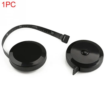 1.5m/60 inch Black Tape Measures Dual Sided Retractable Tools Automatic ABS Flexible Mini Sewing Measuring Tape
1.5m/60 inch Black Tape Measures Dual Sided Retractable Tools Automatic ABS Flexible Mini Sewing Measuring Tape