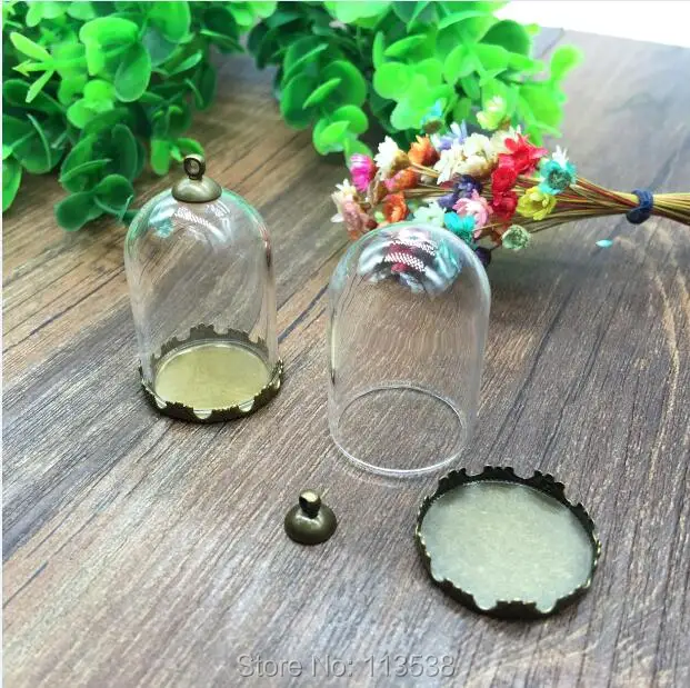 Clear Dome Cloche Glass Bottle Pendant Antique Bronze Base and Top Terrarium Bottle Charm Apothecary Bottle Jewelry Supplies
Clear Dome Cloche Glass Bottle Pendant Antique Bronze Base and Top Terrarium Bottle Charm Apothecary Bottle Jewelry Supplies