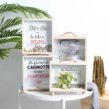 Ins transparent piggy bank Korea creative girl adult girl heart piggy bank personality wooden coin piggy bank
Ins transparent piggy bank Korea creative girl adult girl heart piggy bank personality wooden coin piggy bank