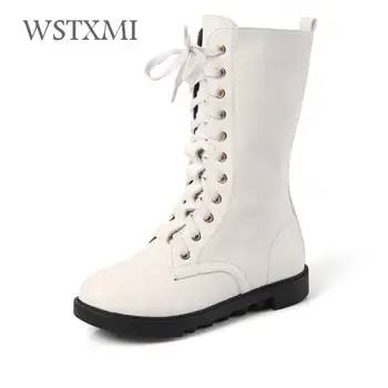 Autumn Winter Girls Leather Boots for Kids Shoes Fashion Martin Boots Mid-calf Plush Warm Children Princess Motorcy Snow Boots
Autumn Winter Girls Leather Boots for Kids Shoes Fashion Martin Boots Mid-calf Plush Warm Children Princess Motorcy Snow Boots