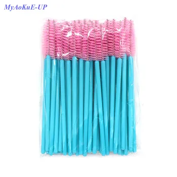 Disposable Nylon Makeup Eyelashes Brushes One-off Mascara Wands 1000pcs/lot Blue Handle Eyelash Extension Tools
Disposable Nylon Makeup Eyelashes Brushes One-off Mascara Wands 1000pcs/lot Blue Handle Eyelash Extension Tools