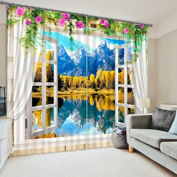 Nice view out the window 3D Blackout Curtains Healthy non-pollution Digital Print Customiz Design Tablecloth Shower Curtain Bed
Nice view out the window 3D Blackout Curtains Healthy non-pollution Digital Print Customiz Design Tablecloth Shower Curtain Bed