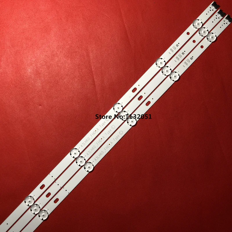(New Kit )3 PCS 8LED 850mm LED backlight strip for LG HC430DGN-SLNX1 43UF6400 43UF640V 43UF6407 43UH610V 43UH619V 43UH603V
(New Kit )3 PCS 8LED 850mm LED backlight strip for LG HC430DGN-SLNX1 43UF6400 43UF640V 43UF6407 43UH610V 43UH619V 43UH603V