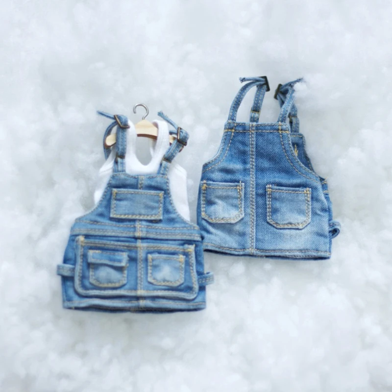 1Pcs High Quality Handmade Casual Fashion Denim Strap Skirt Dress or Blyth, Licca, Azone, Redberry1/6 Doll Clothes Accessories
1Pcs High Quality Handmade Casual Fashion Denim Strap Skirt Dress or Blyth, Licca, Azone, Redberry1/6 Doll Clothes Accessories