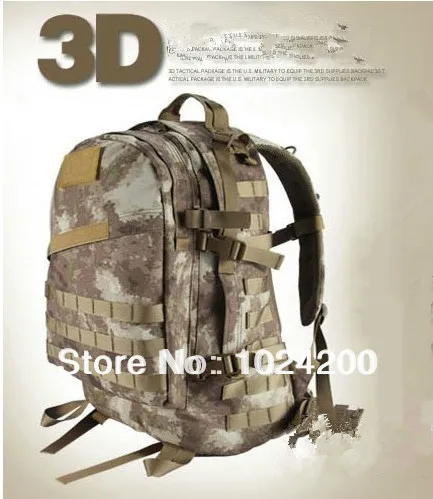 Тактический военный рюкзак ATACS 3D с системой MOLLE | Спорт и развлечения