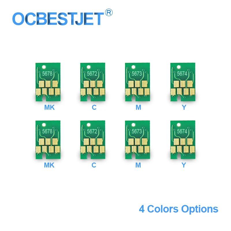 T5672 T5673 T5674 T5678 Ink Cartridge Chip Permanent Chip ARC Chip For Epson Stylus Pro 7400 9400 Printer (4 Colors Options)
T5672 T5673 T5674 T5678 Ink Cartridge Chip Permanent Chip ARC Chip For Epson Stylus Pro 7400 9400 Printer (4 Colors Options)