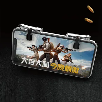 1Pair PUBG Mobile game trigger Gamepad joystick controller fire button aim key for smart phone iphone L1R1 gatilho para celular
1Pair PUBG Mobile game trigger Gamepad joystick controller fire button aim key for smart phone iphone L1R1 gatilho para celular