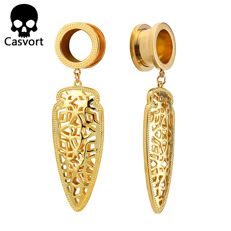 Casvort New Trendy Sadie Spear Earrings in Gold Color Modern Plugs Body earring Jewelry for Women Wholesale Gift
Casvort New Trendy Sadie Spear Earrings in Gold Color Modern Plugs Body earring Jewelry for Women Wholesale Gift
