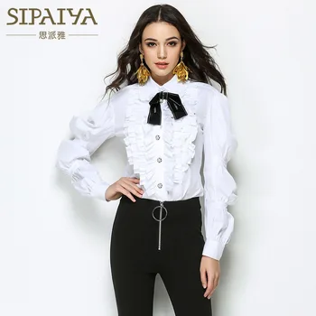 OL Women Blouses 2017 SIPAIYA Korean Fashion Work Wear Women Shirts Peter Pan Collar White Shirt Female Blusas Business Wear
OL Women Blouses 2017 SIPAIYA Korean Fashion Work Wear Women Shirts Peter Pan Collar White Shirt Female Blusas Business Wear