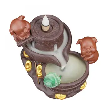 New Classic Backflow Incense Burner Incense Cone Sticks Holder Home Decor with Lovely Animal+ 10Pcs Incense Cones
New Classic Backflow Incense Burner Incense Cone Sticks Holder Home Decor with Lovely Animal+ 10Pcs Incense Cones