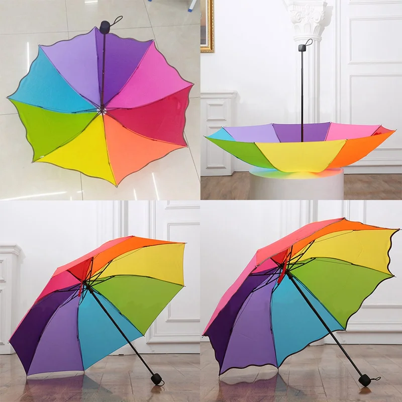 Children Umbrella Colorful Parasol Rainbow Folding Children's Umbrellas Kids Rain Protection Chuva Paraguas Parapluie
Children Umbrella Colorful Parasol Rainbow Folding Children's Umbrellas Kids Rain Protection Chuva Paraguas Parapluie
