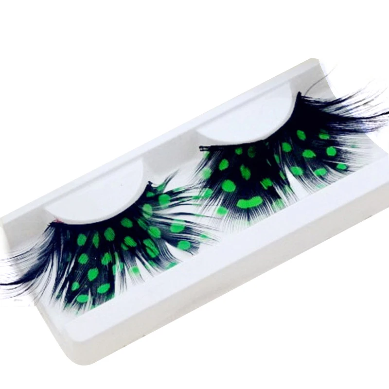 1Pair Colorful Feather Lashes 3d Fake Eyelash Extension Cosmetics Scary Funny Halloween Decorations Makeup False Eyelashes
1Pair Colorful Feather Lashes 3d Fake Eyelash Extension Cosmetics Scary Funny Halloween Decorations Makeup False Eyelashes