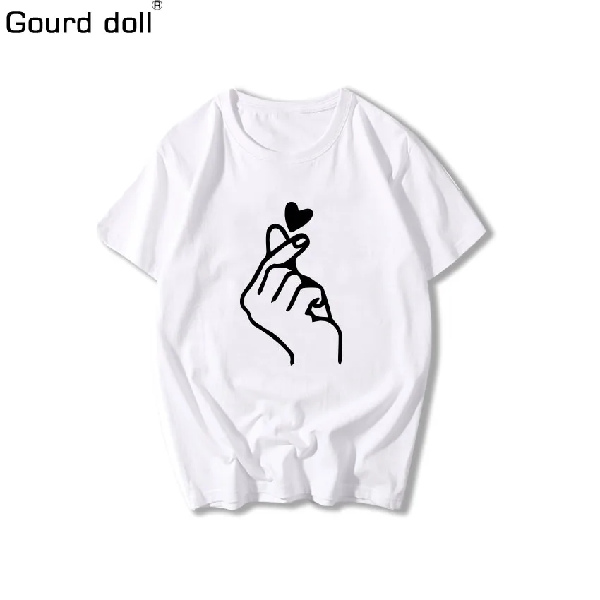 Gourd doll 2019 Harajuku Love Printed Women T-shirts print love pattern casual Pattern Funny Shirt Ladies top
Gourd doll 2019 Harajuku Love Printed Women T-shirts print love pattern casual Pattern Funny Shirt Ladies top